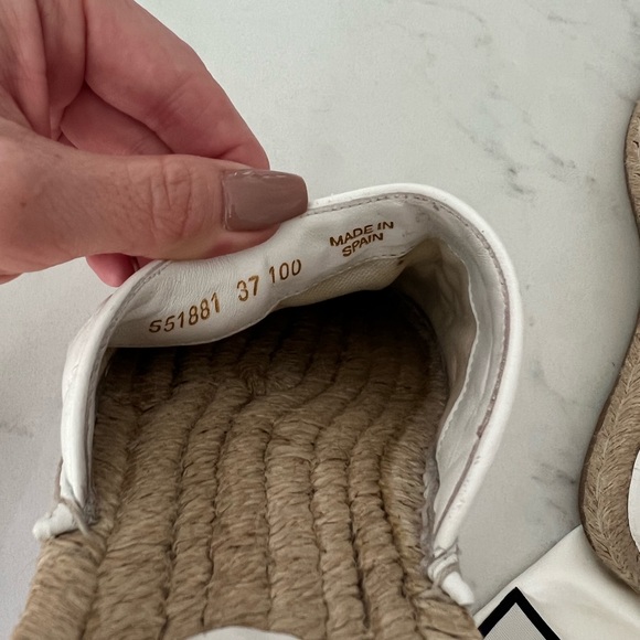 Gucci White Marmont Espadrilles - Picture 5 of 6